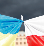 flaga polska flaga ukraińska