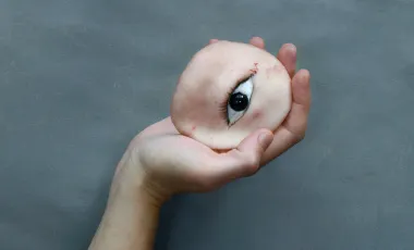 Praca Anety Grzeszykowskiej o tytule "Selfie". 