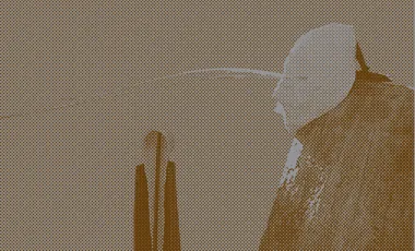 abstrakcyjne posterowe zdjęcie rzeźby w stylu posterowym