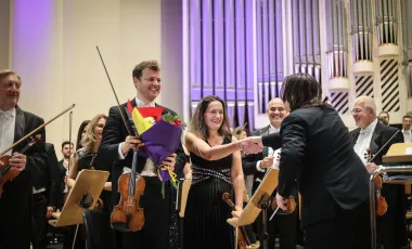 Koncert z udziałem Orkiestry Filharmonii im. Georgego Enescu w ramach festiwalu Eufonie, Kraków, fot. Tomasz Kaczor 