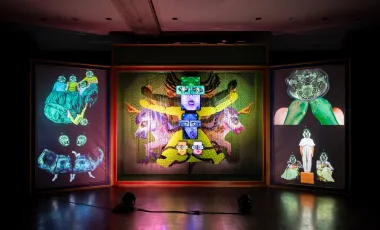 Instalacja multimedialna "Polonia" autorstwa Yuriko Sasaoki