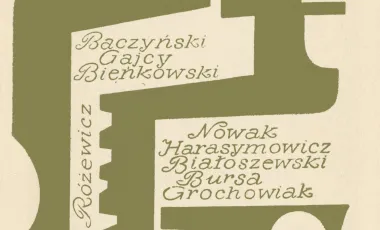 Okładka książki Klucze do wyobraźni projektu Danuty Staszewskiej, z różnymi formami kluczy