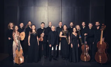 Grupa Wrocław Baroque Ensemble z instrumentami