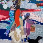 Praca tekstylna Małgorzaty Mirgi-Tas Małgorzata Mirga-Tas "Wyjście z Egiptu"