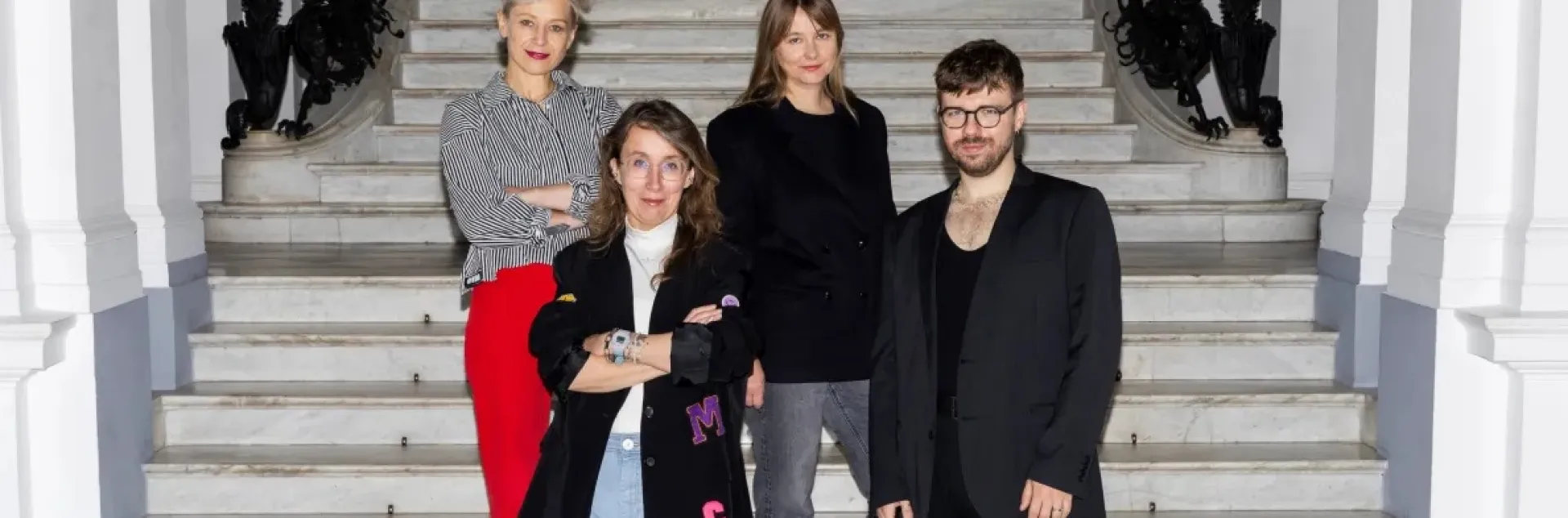 Autorzy projektu „Języki z wody” (od lewej): Ewa Chomicka, Bogna Burska, Jolanta Woszczenko, Daniel Kotowski