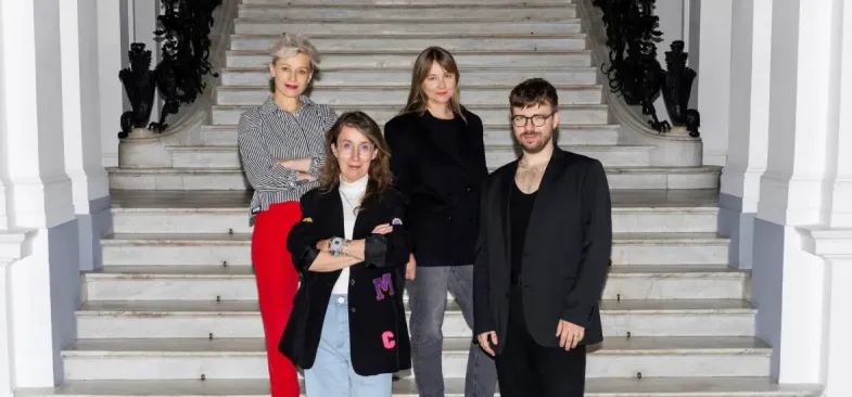 Autorzy projektu „Języki z wody” (od lewej): Ewa Chomicka, Bogna Burska, Jolanta Woszczenko, Daniel Kotowski